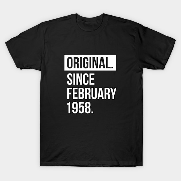 Original since February 1958 T-Shirt by hoopoe